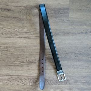 MENS Dockers Black & Brown Reversible Genuine Leather Belt Size 36W